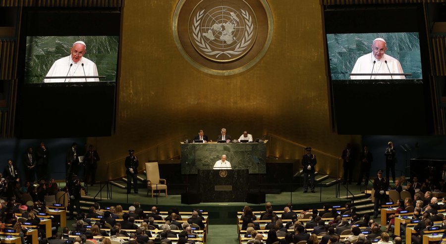 Papa Francisco en la Asamblea General de la ONU - AP